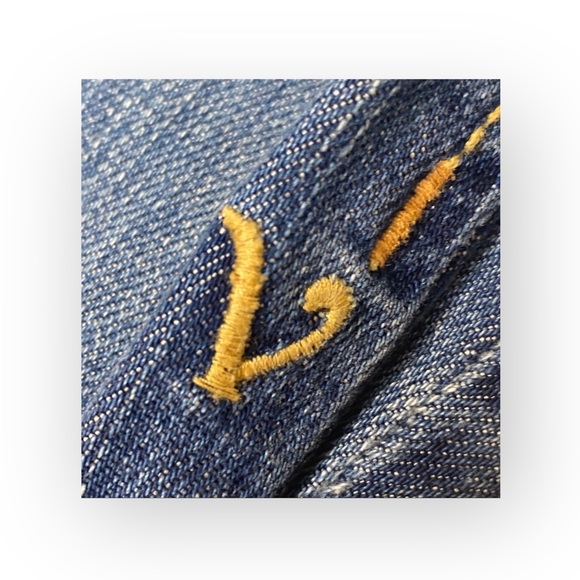 new Denim of Virtue ㋛ Y2K Patience Button Pocket Denim Jeans ㋛ Old Stone ㋛ 31 ㋛ - Picture 10 of 16